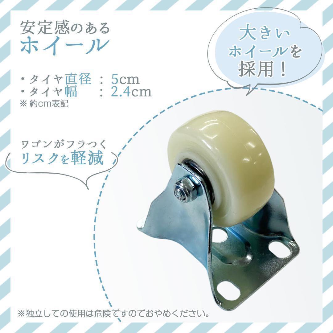 キッチンワゴン 隙間収納 幅20 奥行60 ホワイト