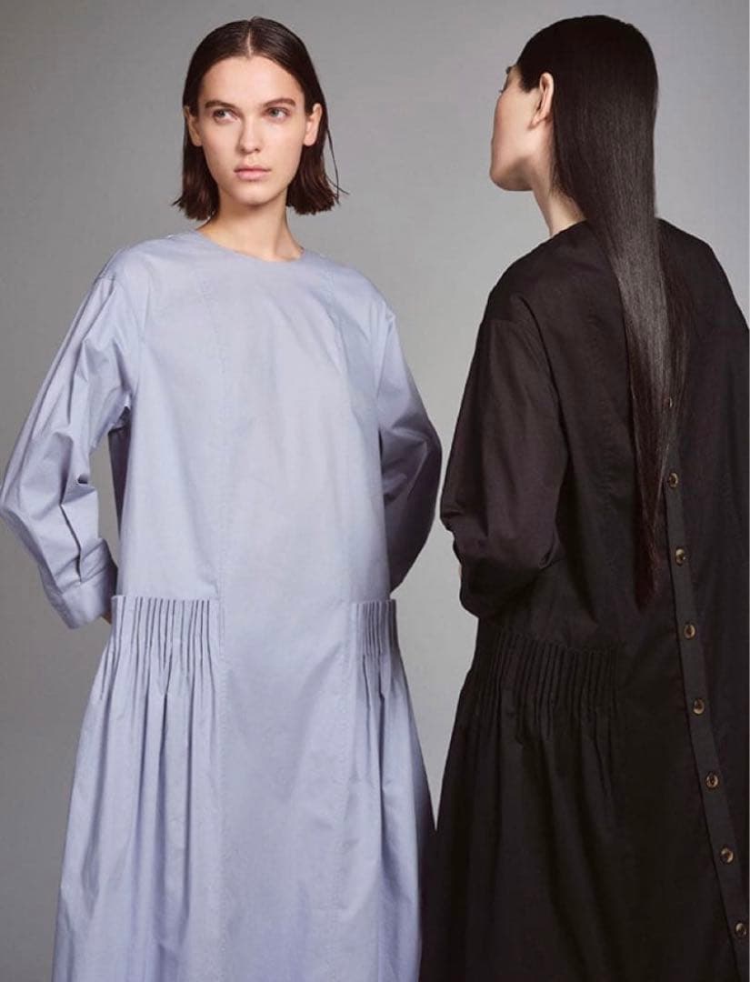 セオリーリュクス2023ロングワンピースHatch Sigrid 黒