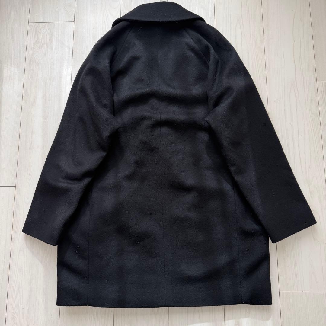 美品✨ドゥーズィエムクラス　Short Double コート カシミヤ　ブラック