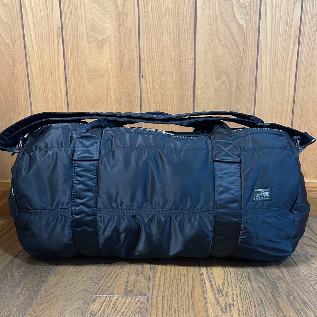 PORTER ボストンバッグ ブラック　タンカー