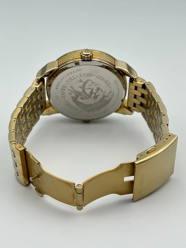 【希少】DIESEL ディーゼル DZ7341 腕時計 ゴールド 電池交換済