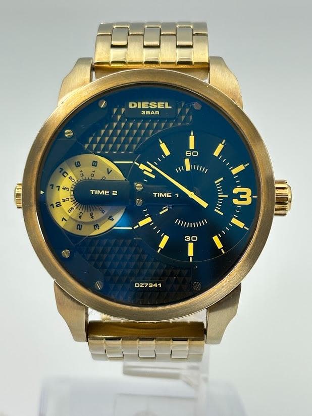 【希少】DIESEL ディーゼル DZ7341 腕時計 ゴールド 電池交換済