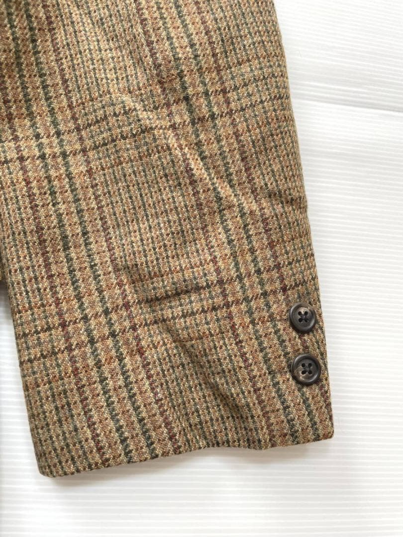 美品 ジェイプレス ツイードジャケット JPRESS 三ツボタン