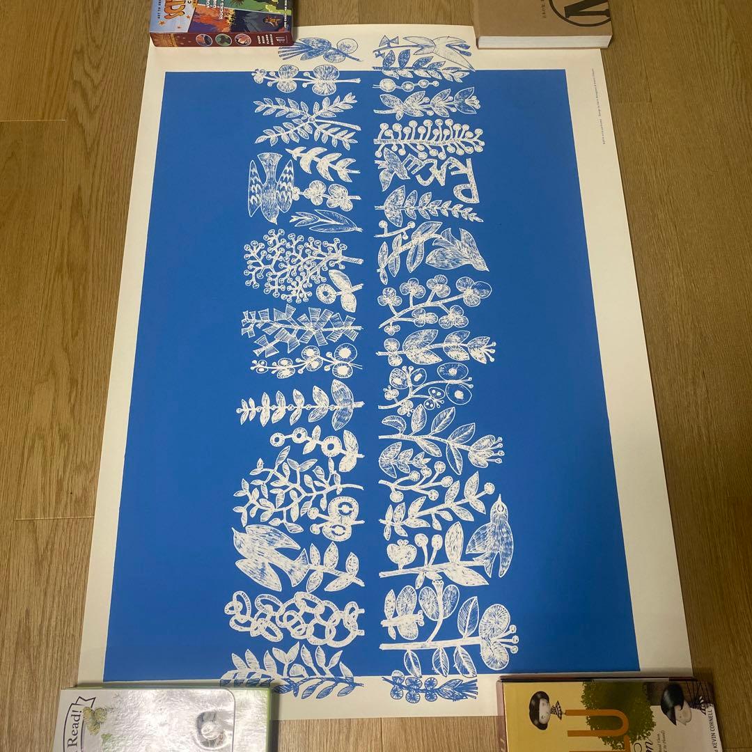 minaperhonen ポスター　シルク印刷