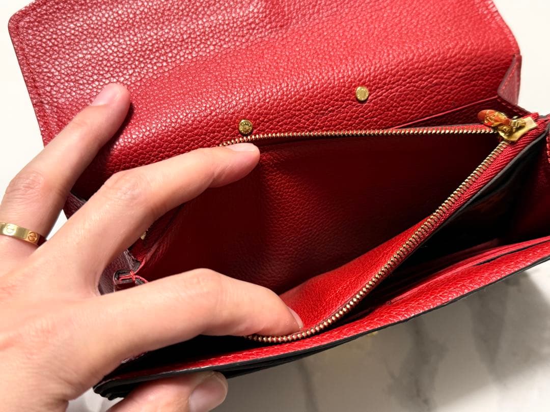 【美品な方】ルイヴィトン モノグラム 長財布 ポルトフォイユ パラス スリーズ