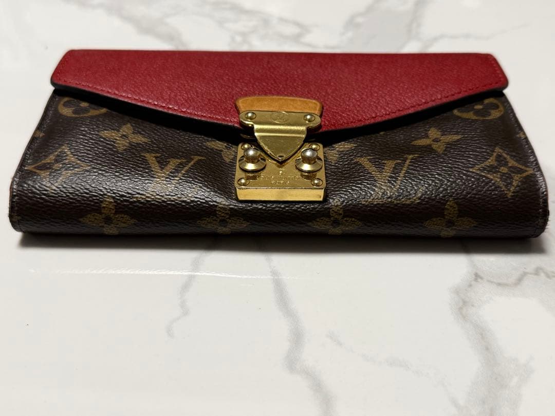 【美品な方】ルイヴィトン モノグラム 長財布 ポルトフォイユ パラス スリーズ