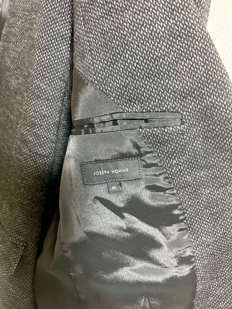 JOSEPH HOMME セットアップ46 ジャケット ジレ リブ パンツ