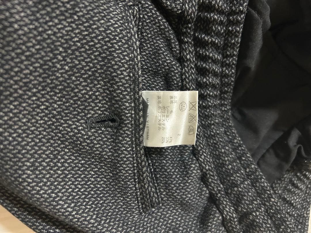 JOSEPH HOMME セットアップ46 ジャケット ジレ リブ パンツ