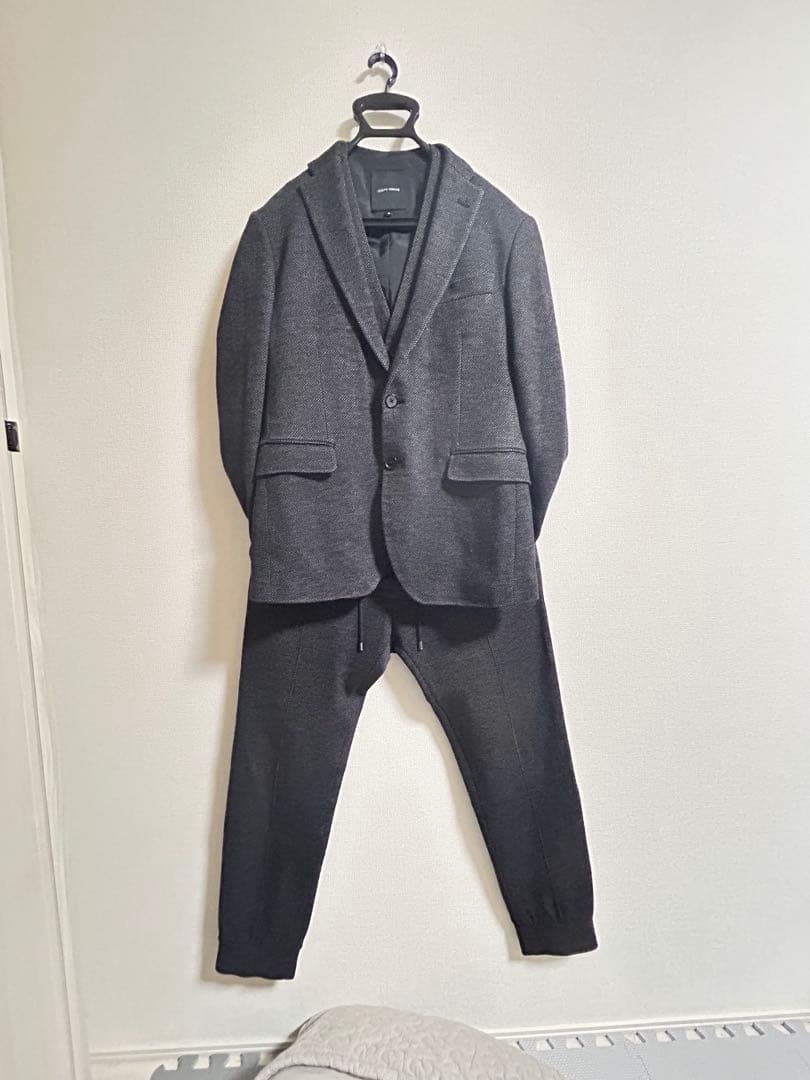 JOSEPH HOMME セットアップ46 ジャケット ジレ リブ パンツ