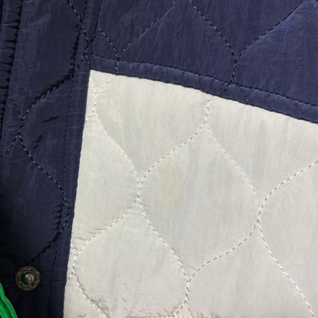 ELF SACK カラフル ノーカラー キルティング ジャケット M 安達祐実