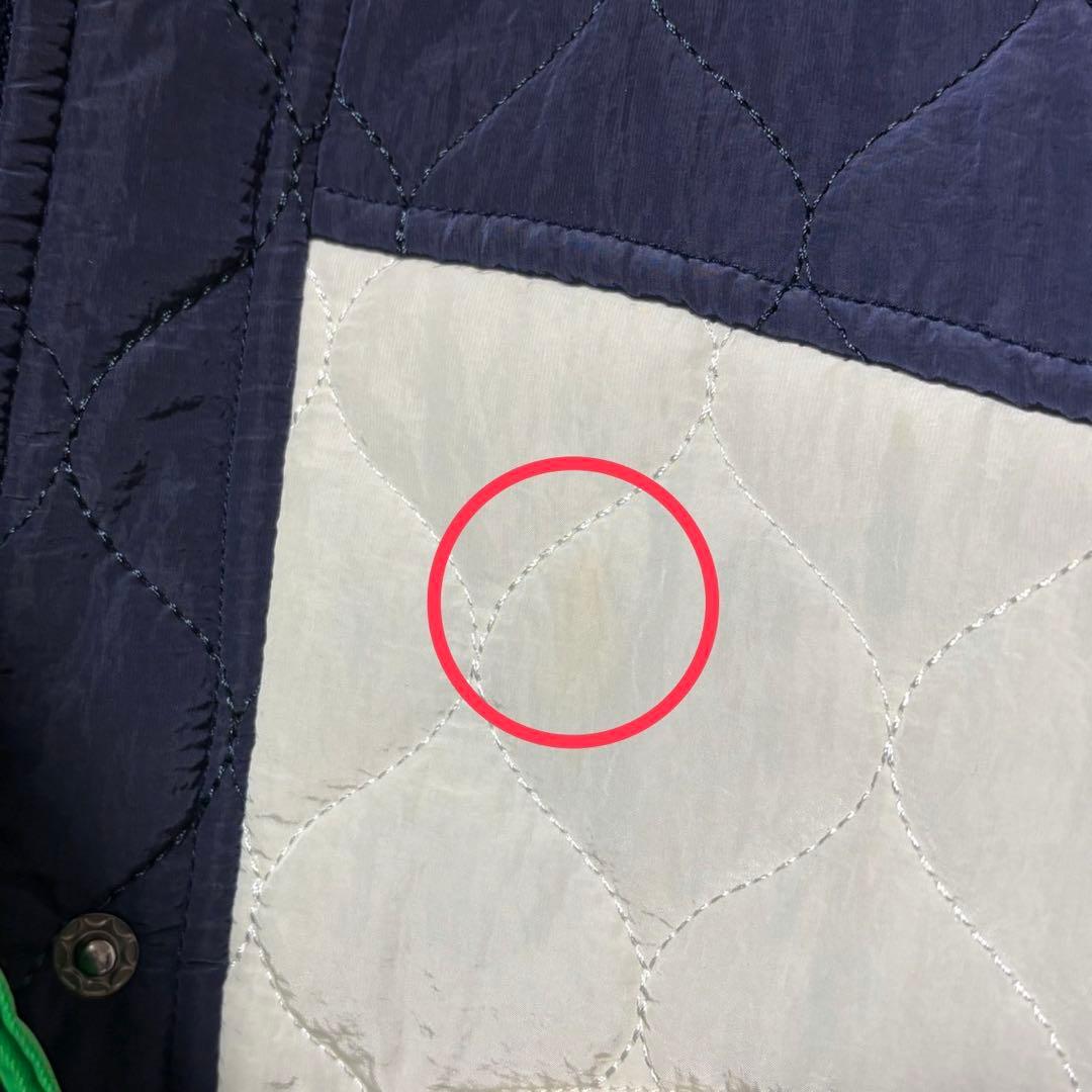 ELF SACK カラフル ノーカラー キルティング ジャケット M 安達祐実