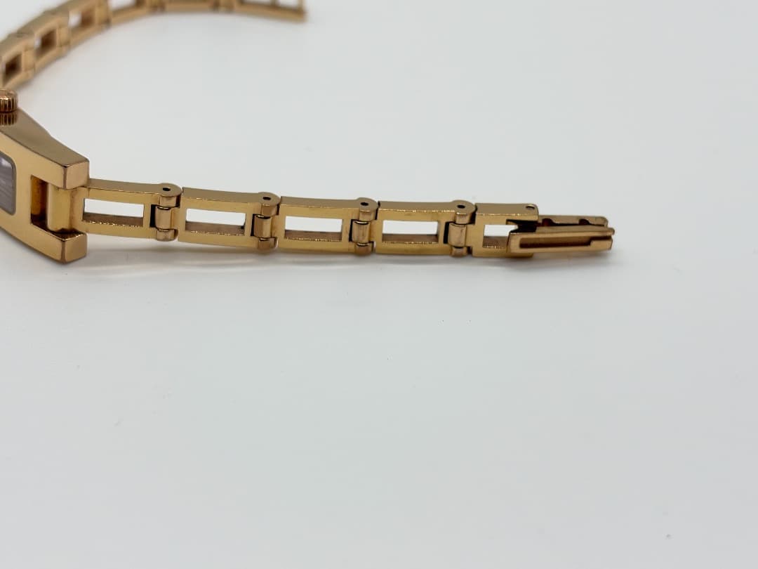 【新品電池】GUCCI ピンクシェル 3900L ゴールド レディース腕時計