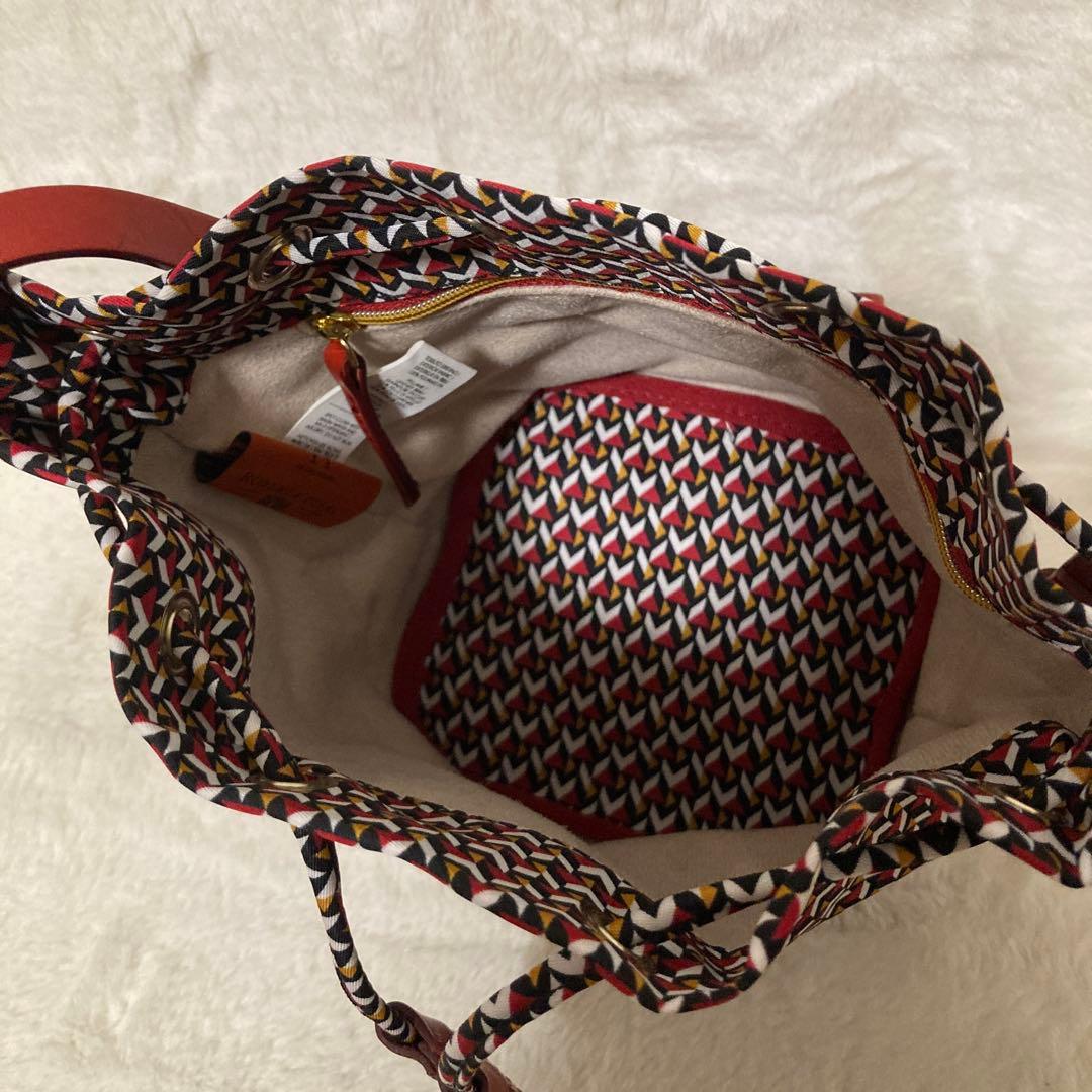 極美品 ロベルタピエリ ショルダーバッグ 巾着 TATAMI 総柄