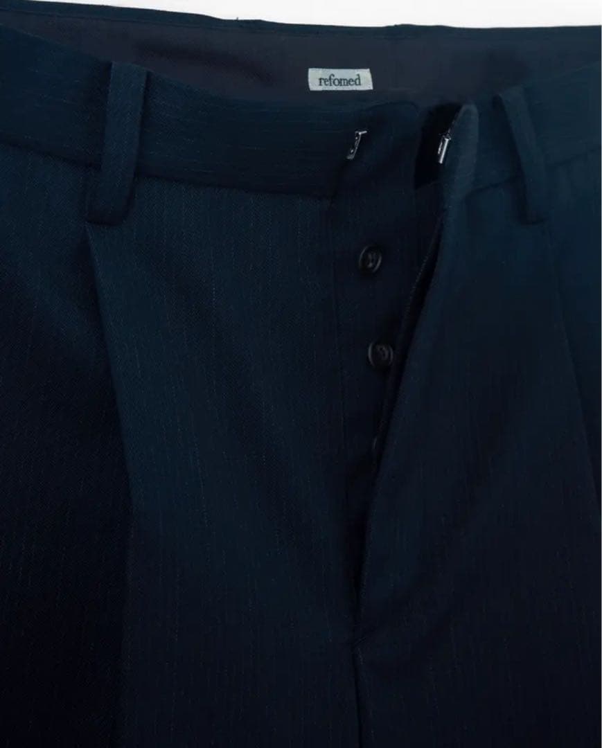 パンツ refomed TARP WOOL SLACKS\"GABA\"