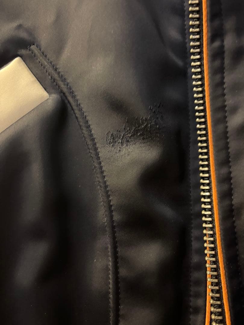 COACH 刺繍入りスタジャン ネイビー/ホワイト