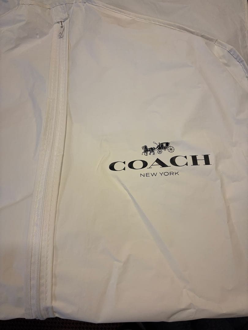 COACH 刺繍入りスタジャン ネイビー/ホワイト