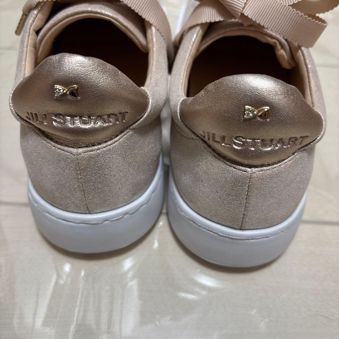 にゃんティ JILL STUART シューズ　24㌢　ピンクゴールド