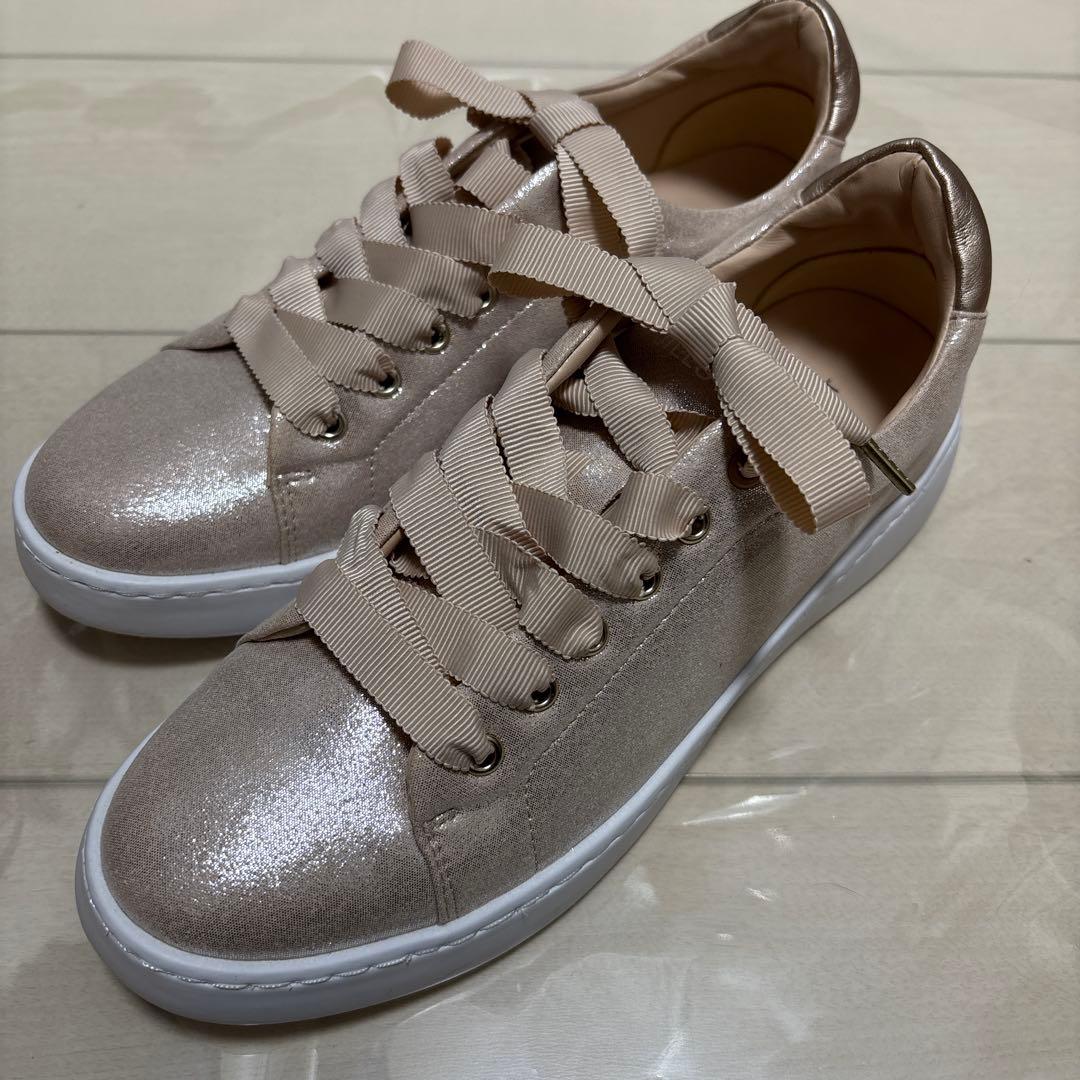 にゃんティ JILL STUART シューズ　24㌢　ピンクゴールド