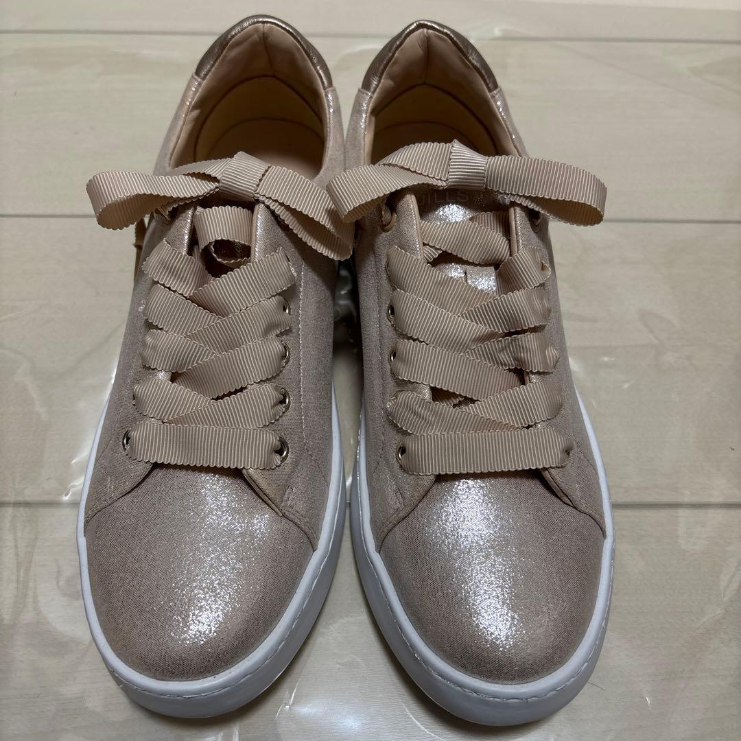 にゃんティ JILL STUART シューズ　24㌢　ピンクゴールド