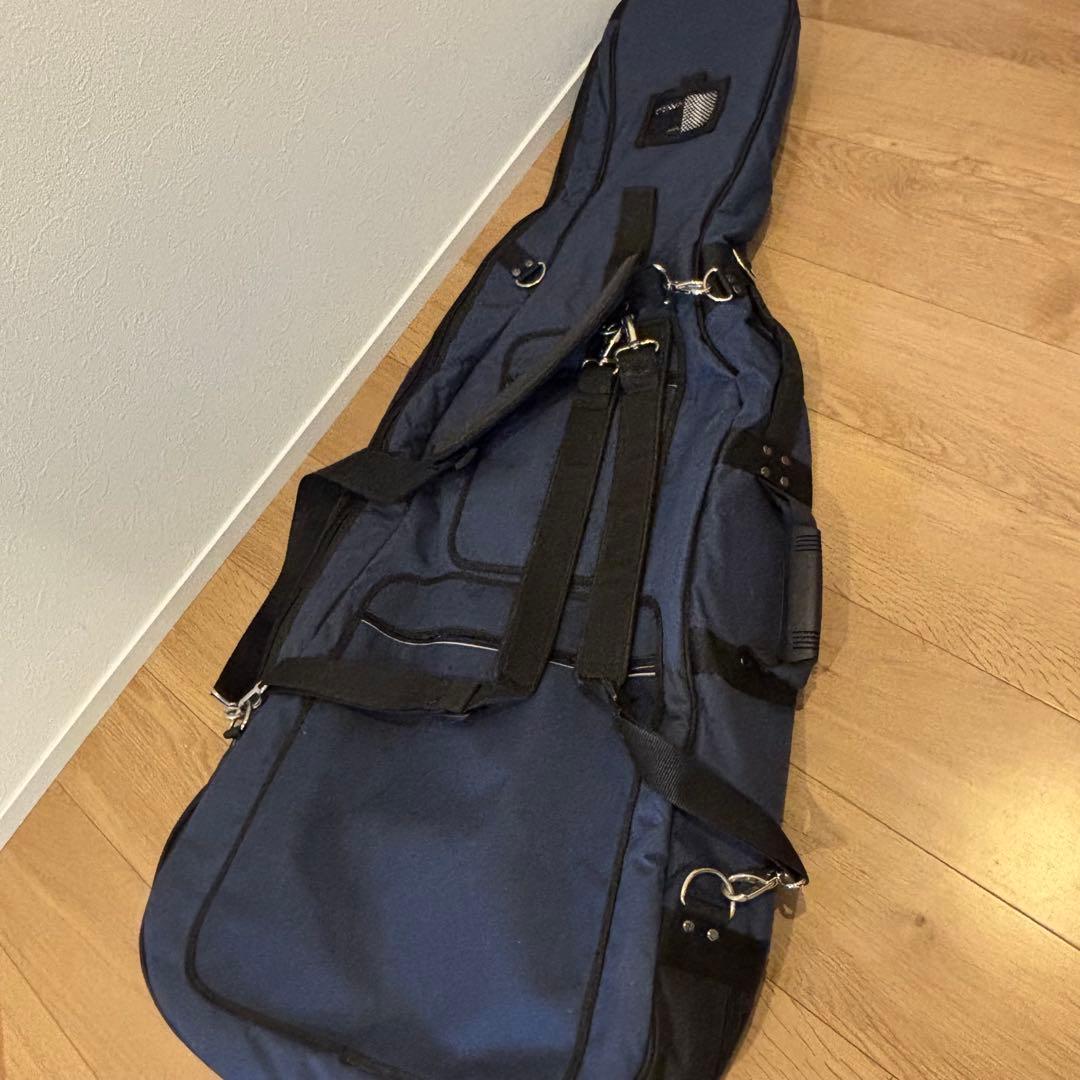 【美品】GEWA チェロケース ネイビーゲバ