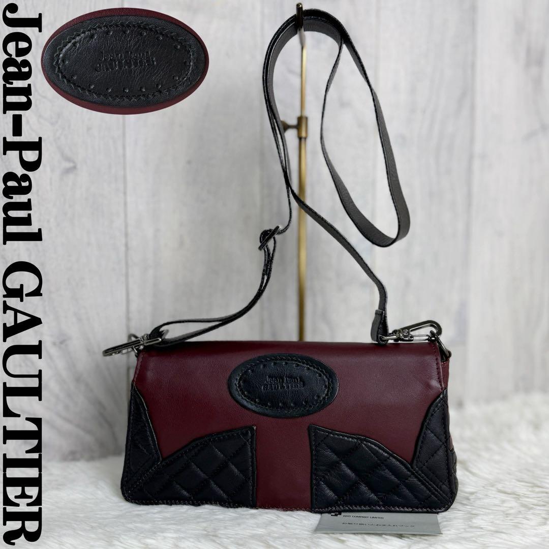 希少♡Jean-Paul GAULTIER ゴルチエ ロゴ ショルダーバッグ