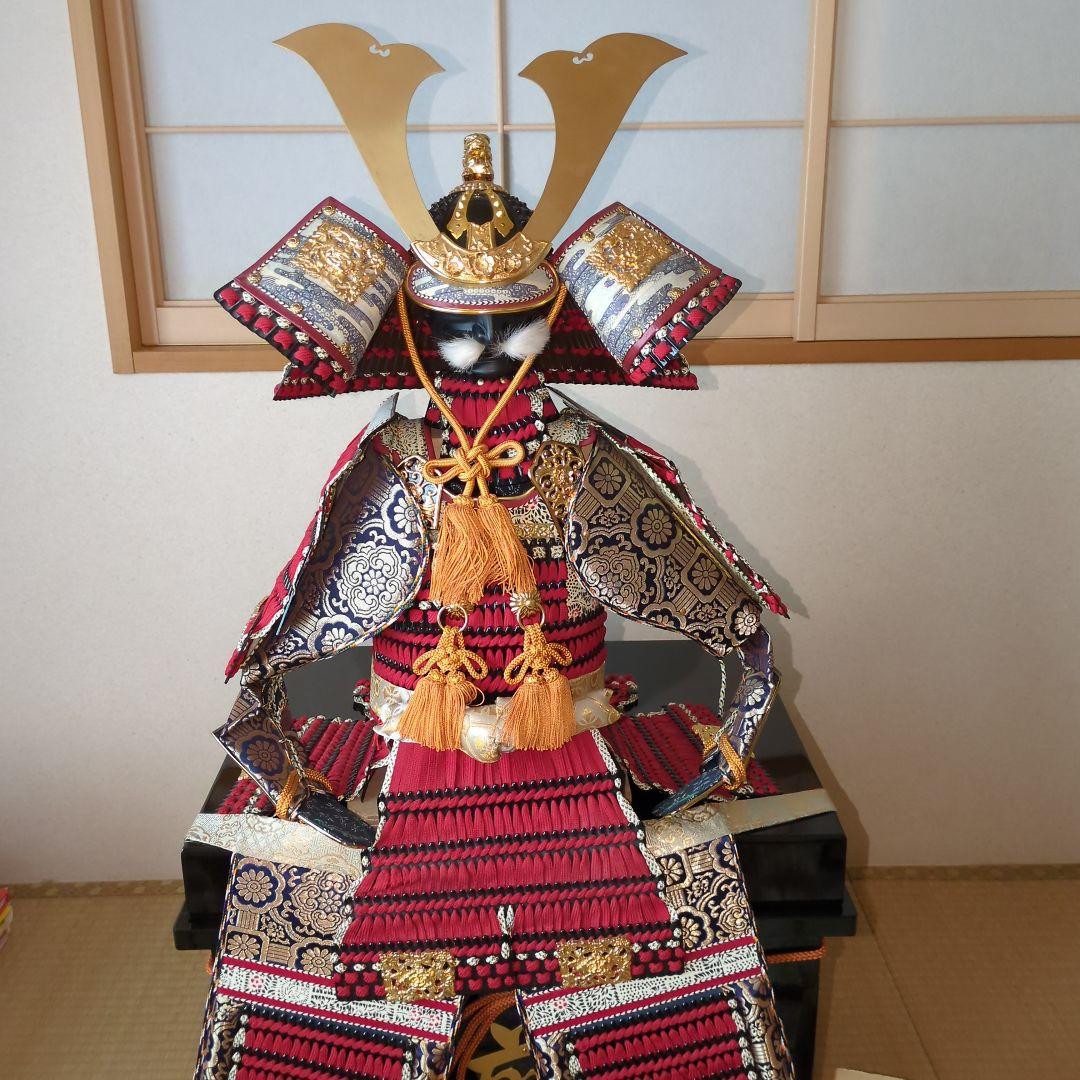 【更にお値下❗️】五月人形　鎧兜　美品　保管品　高さ約100cm　送料込