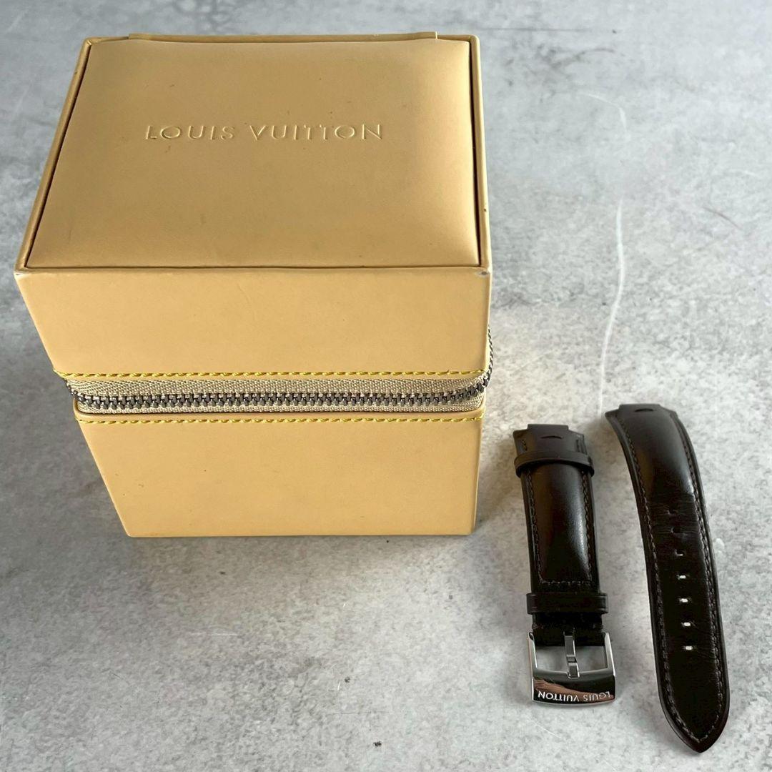 ルイヴィトン louis Vuitton 腕時計 レザー ベルト タンブール