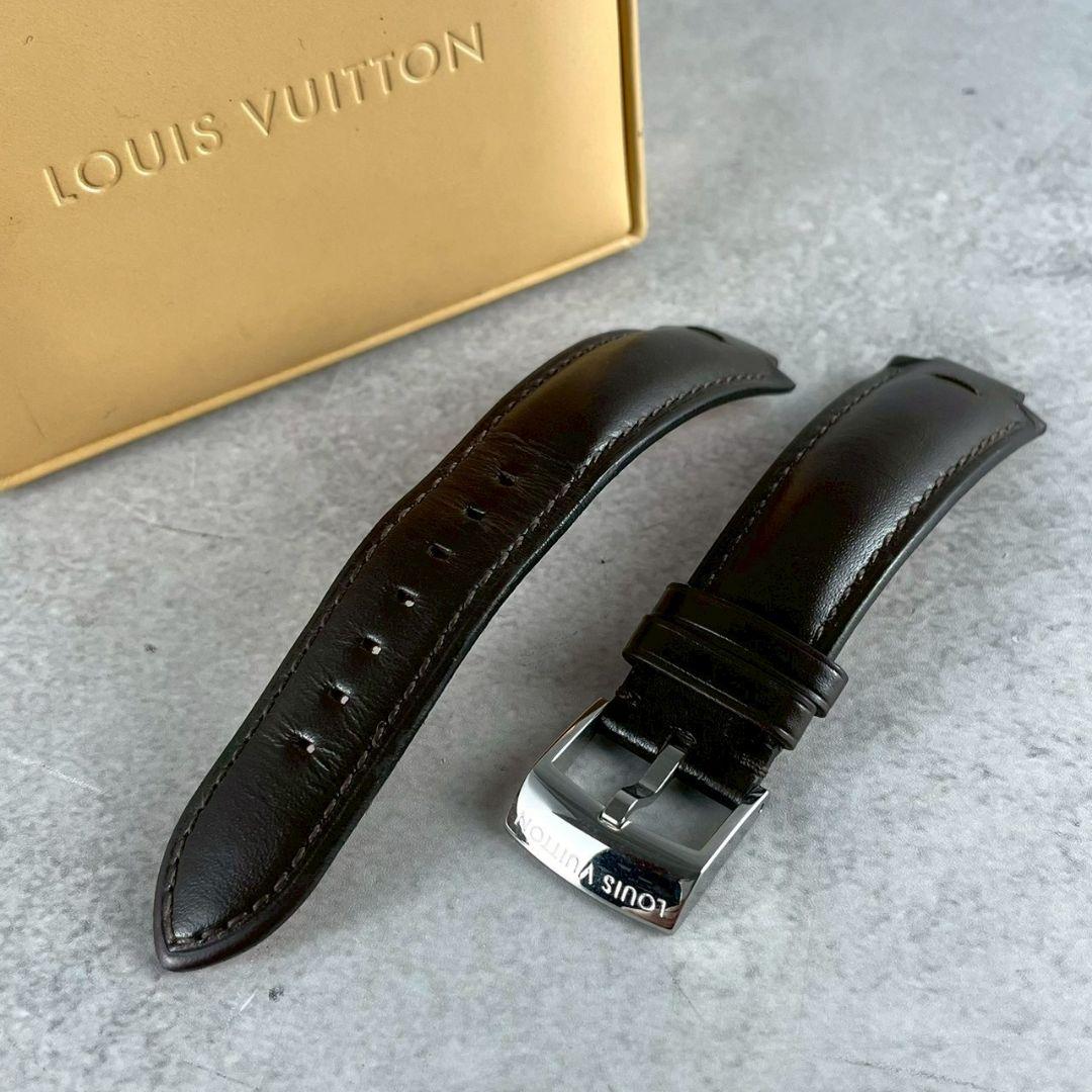 ルイヴィトン louis Vuitton 腕時計 レザー ベルト タンブール