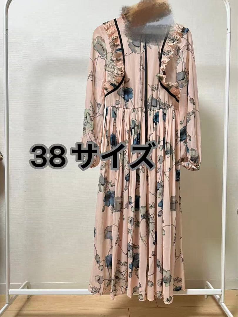 Sov. フラワーシフォンワンピース