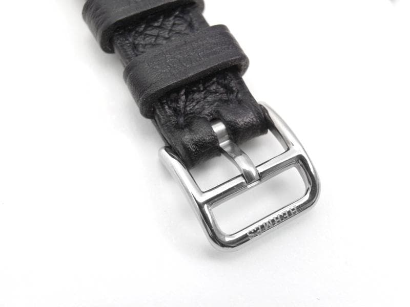 ステンレス尾錠つき★エルメス純正レザーベルト（12mm