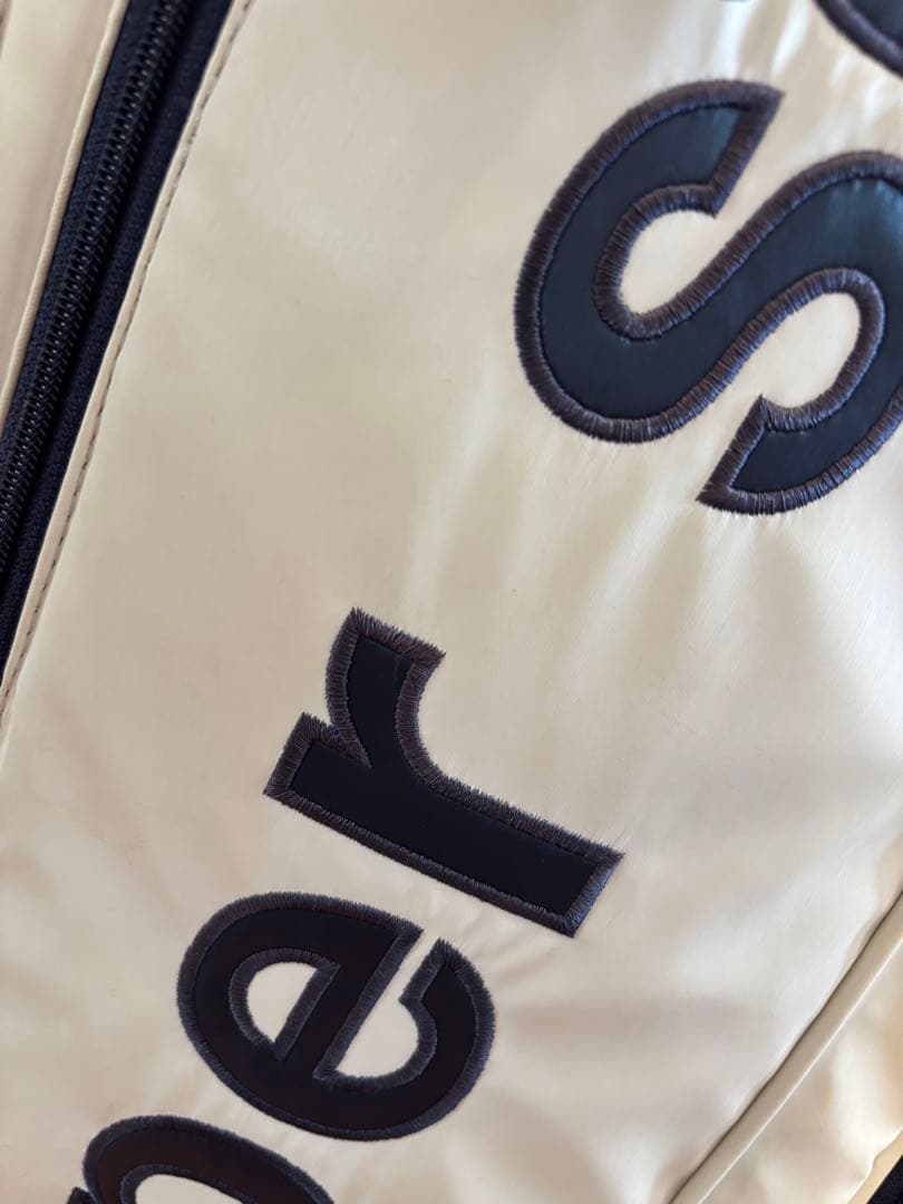 and per se キャディバッグ ホワイト・ネイビー