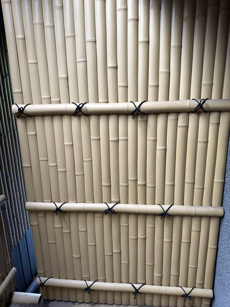 メル94577 人工竹　ベランダのひと坪庭