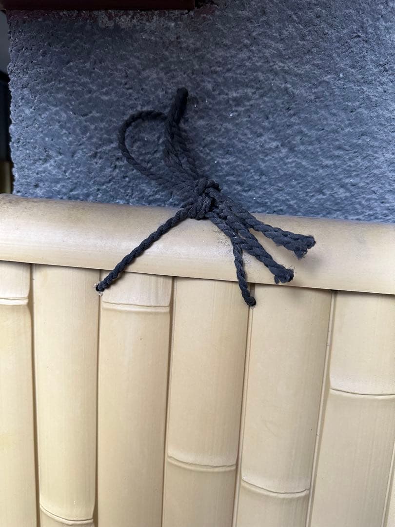 メル94577 人工竹　ベランダのひと坪庭