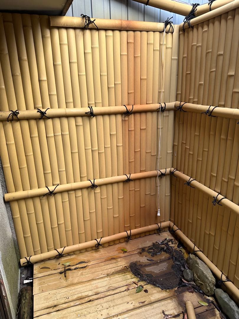 メル94577 人工竹　ベランダのひと坪庭