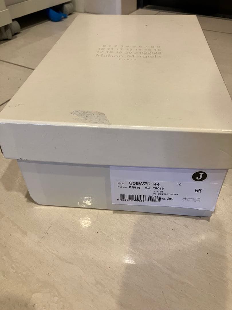 美品マルジェラ　タビ　バレエシューズ　3センチヒール　35サイズ