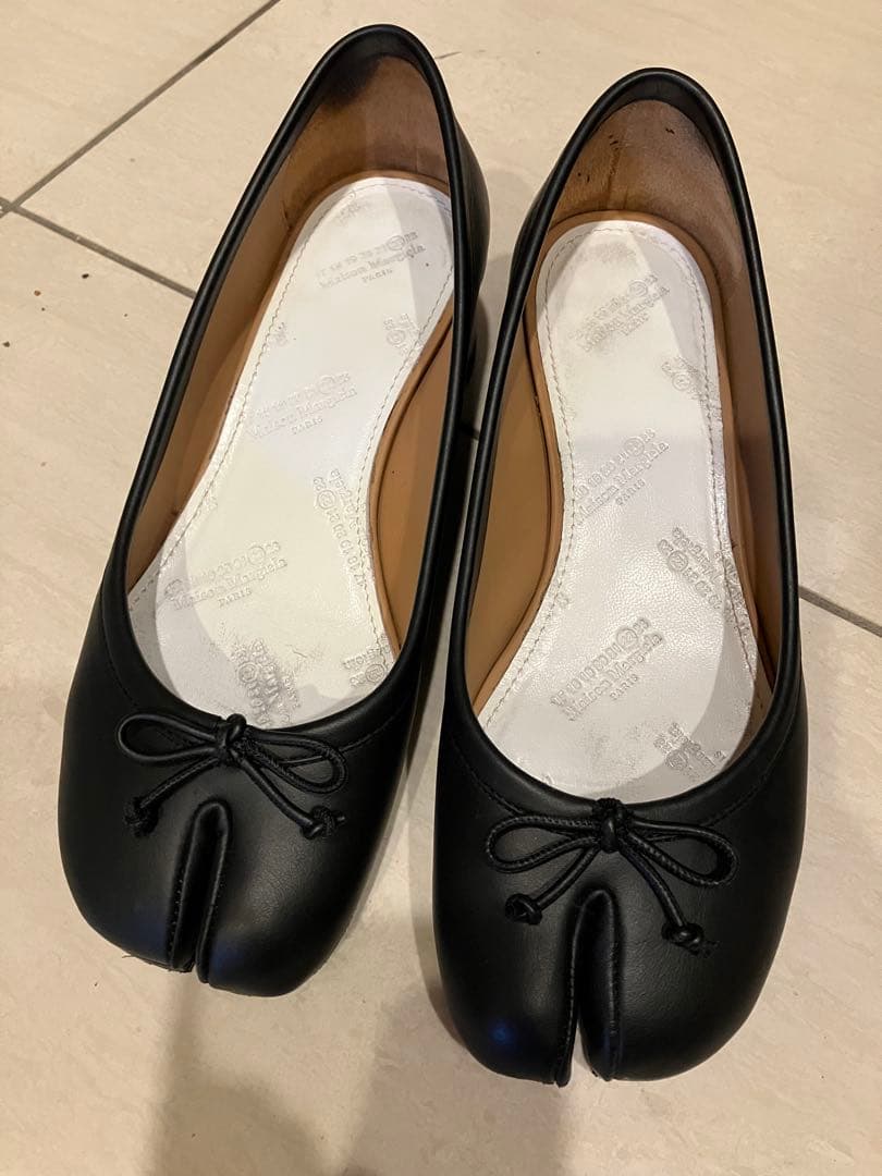 美品マルジェラ　タビ　バレエシューズ　3センチヒール　35サイズ