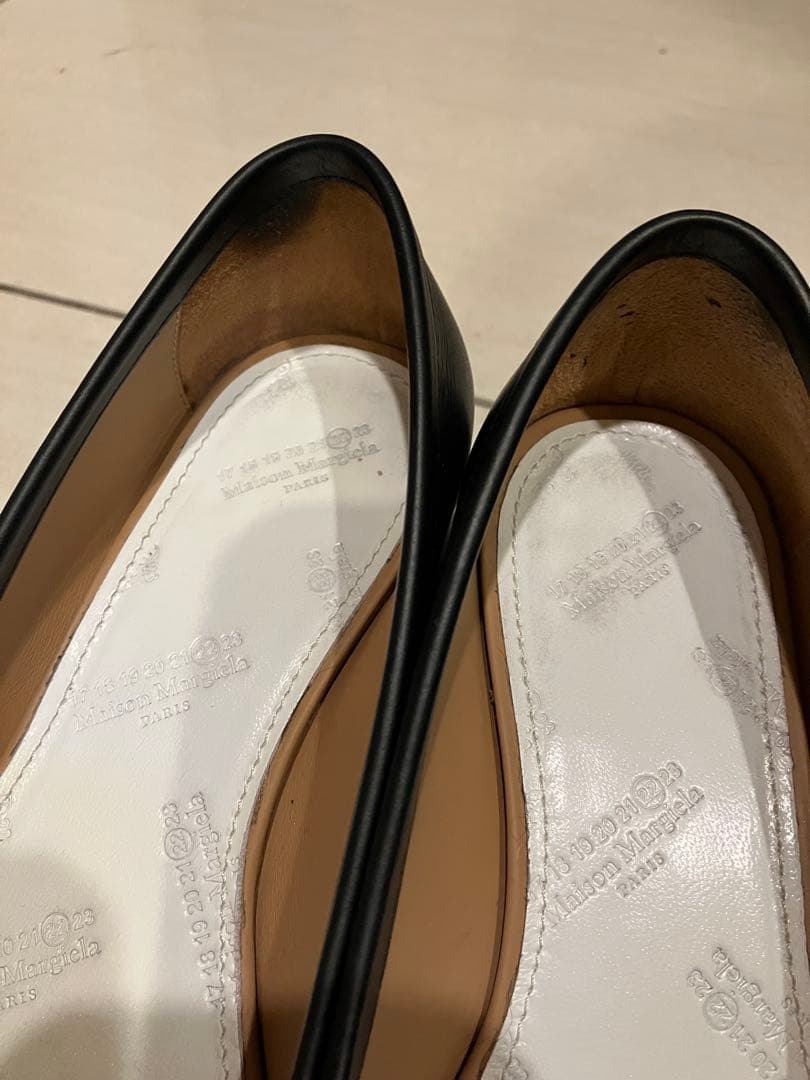 美品マルジェラ　タビ　バレエシューズ　3センチヒール　35サイズ