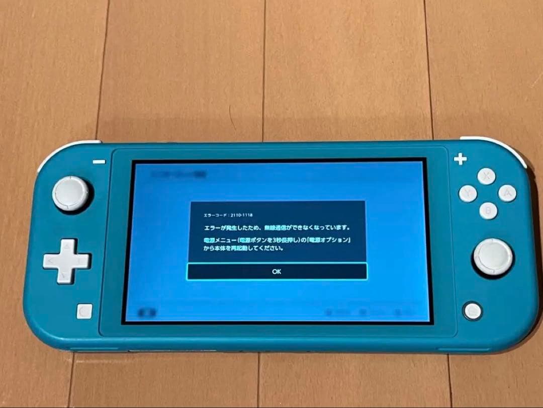 Nintendo Switch Lite ターコイズ　 Wi-Fiジャンク