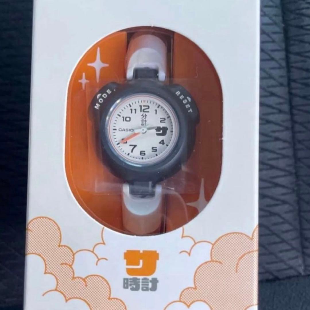 CASIO サウナ時計サ時計ホワイト SAN-100H-7BJプライスタグ付