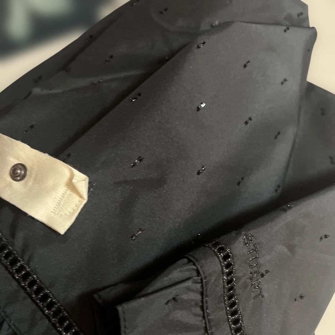 JILL STUART キラキラ フリル付き黒日傘