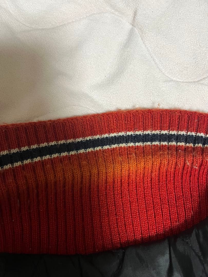 ビンテージ　クリーブランド　インディアンス　旧ロゴ　スタジャン　アメリカ製