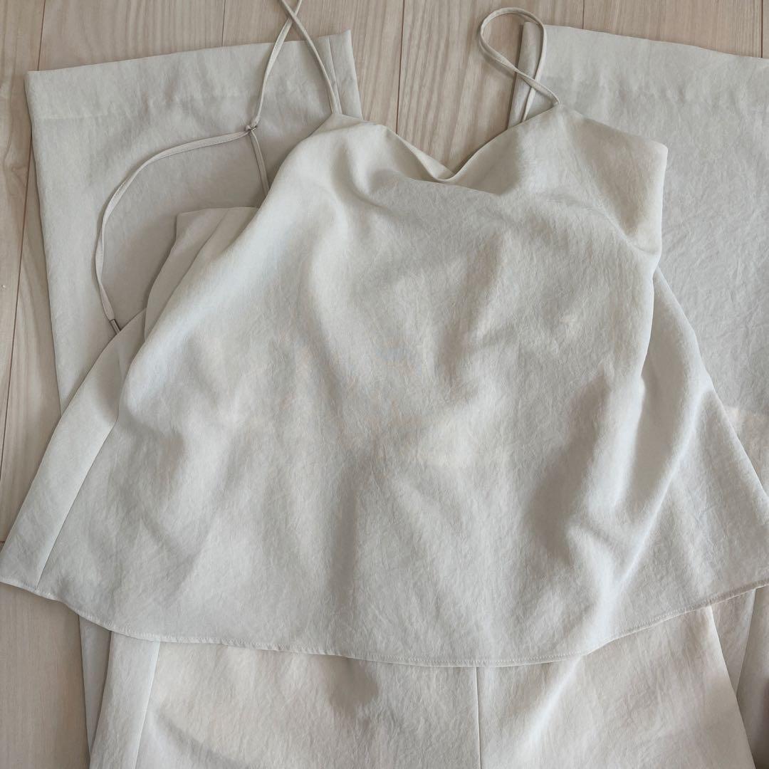 グリーンレーベルリラクシング★ドライクロスオールインワン、白、Tallサイズ新品