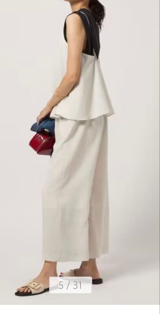 グリーンレーベルリラクシング★ドライクロスオールインワン、白、Tallサイズ新品