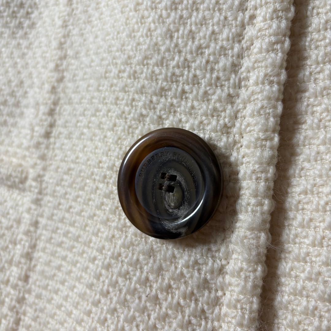 バーバリーブルーレーベル ツイード フレア袖 Aライン コート 38