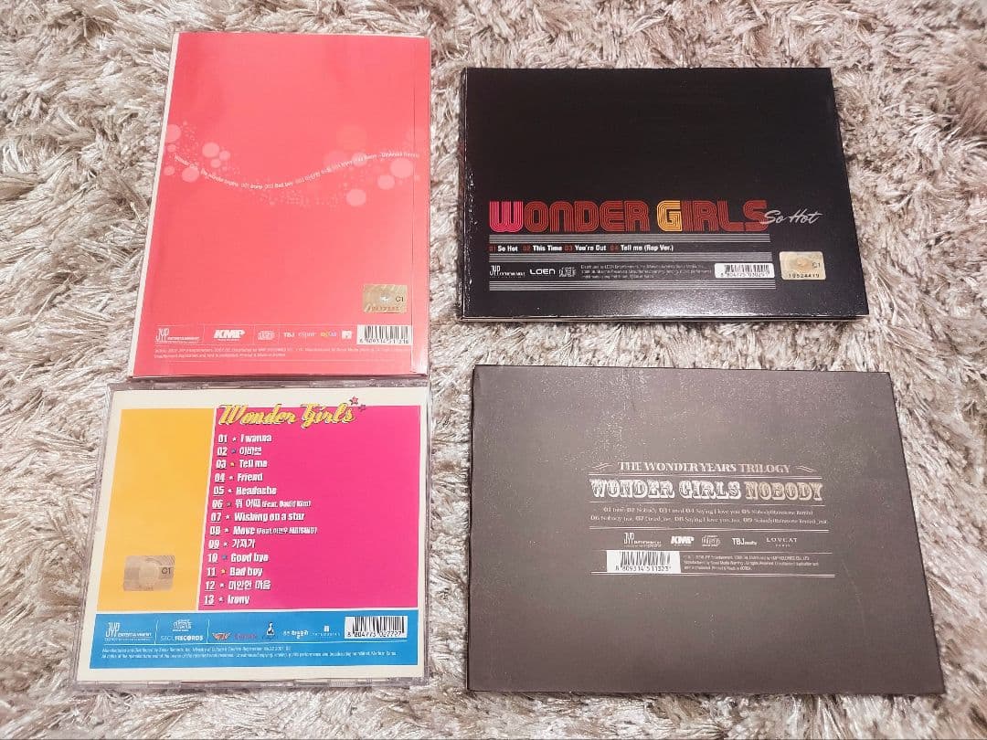 WonderGirls　SUNMI　CD　DVD　フォトカード　16枚まとめ売り