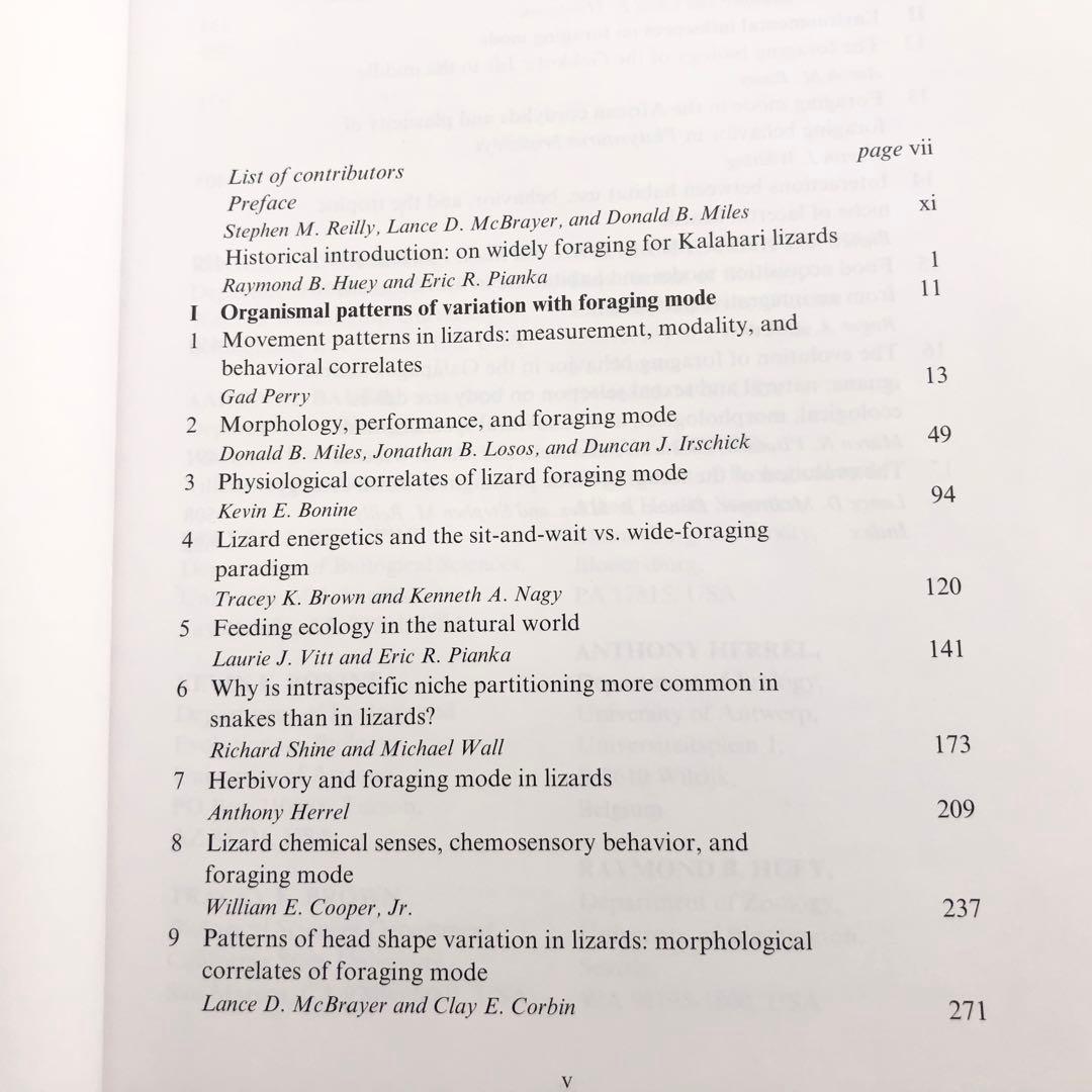 爬虫類 トカゲの生態学 参考書「Lizard Ecology」
