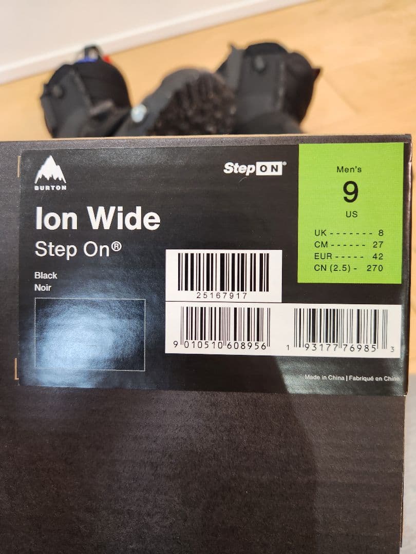 Burton ION Wide　アイオン　ワイド　ステップオン　24ー25