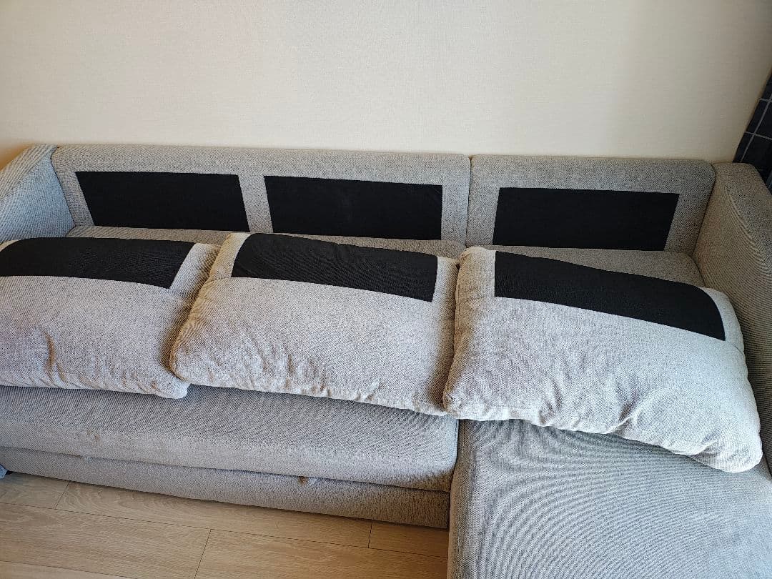 ★ここ★ニトリ L字型ソファベッド 収納付き