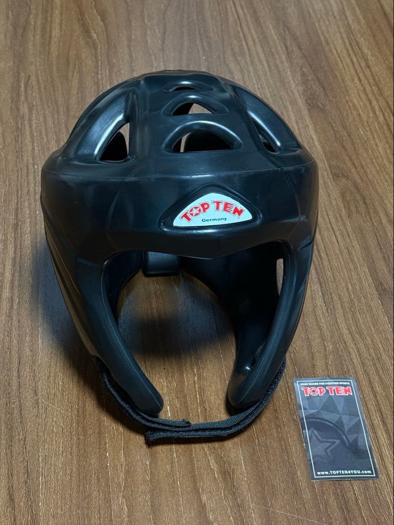 Top Ten ヘッドギア L 黒 Avantgarde Head Guard