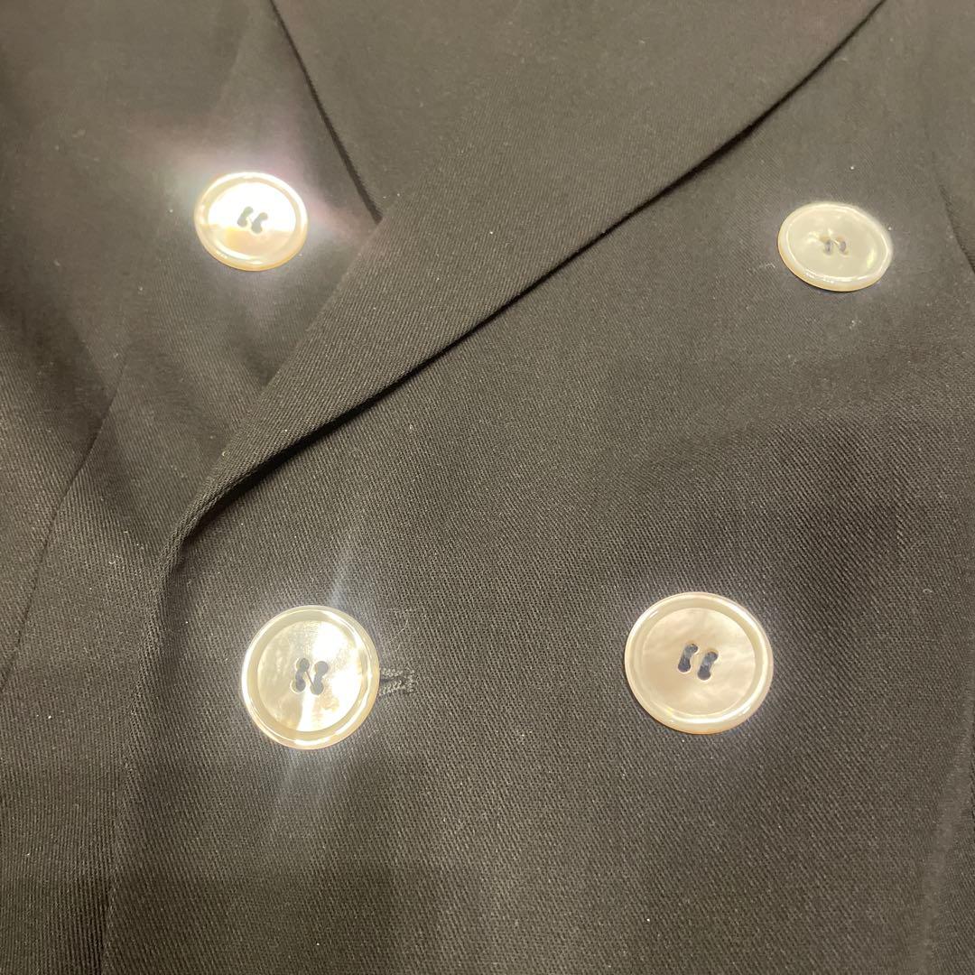 美品❤️Max Mara ダブルブレスト テーラードジャケット 黒　白タグ　L